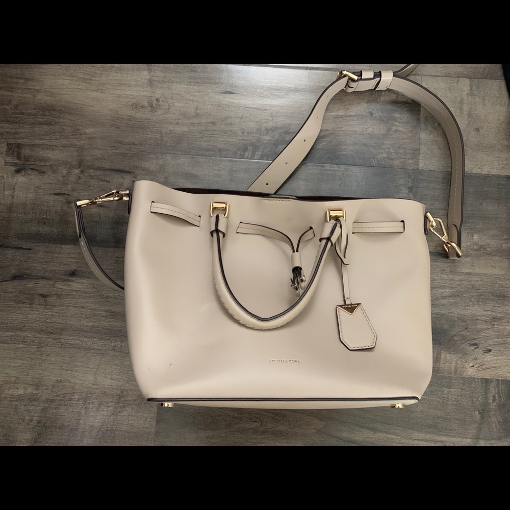 Tan Michael Kors bag